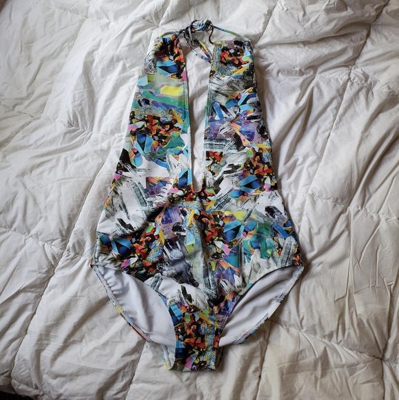 Jaded London Crystal Plunge Swimsuit - Picture 4 of 6